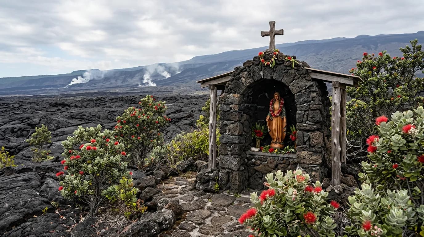 Big Island Volcano Shrine